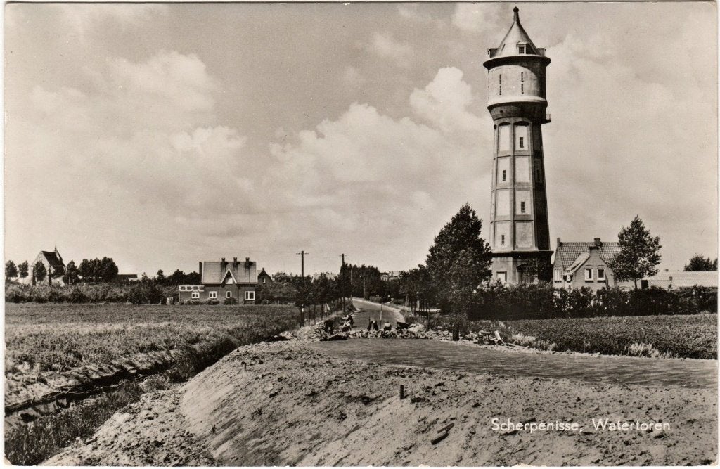 Scherpenisse Watertoren, Ophalen of Verzenden, Gelopen, Zeeland