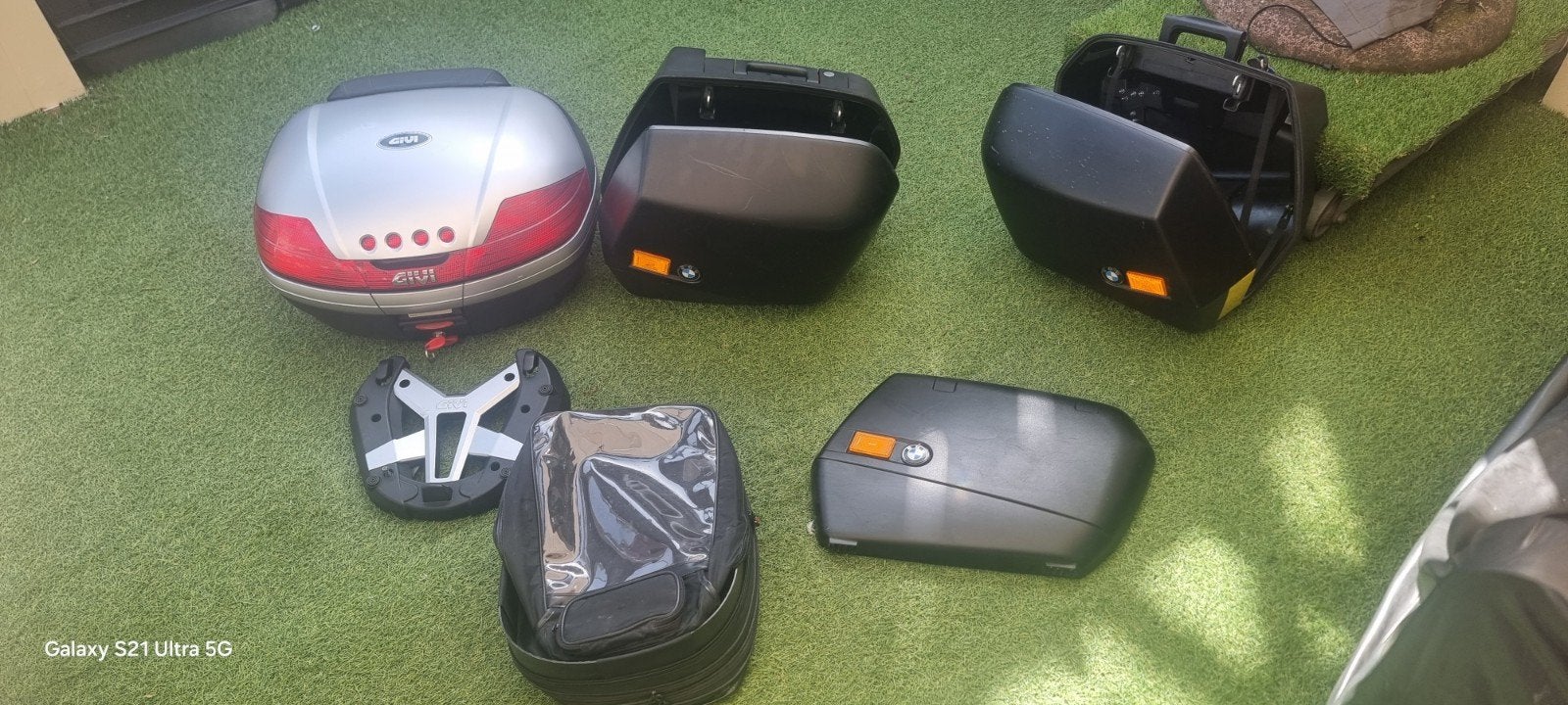 Motor koffers en tanktas - Givi topkoffer, Ophalen, Gebruikt