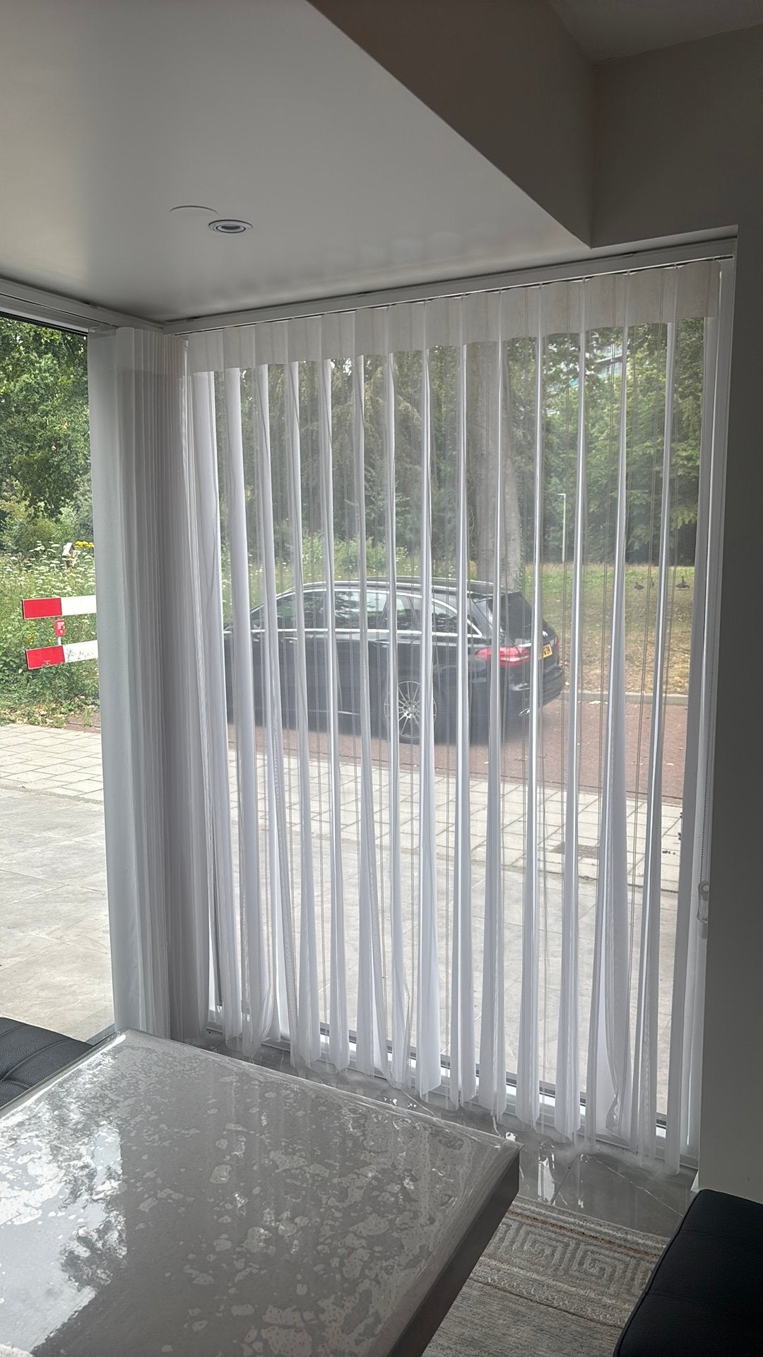 Paneelgordijn met stroken in waveplooi model, Ophalen, Nieuw