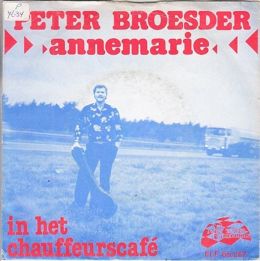 peter broesder - annemarie  ( piraat /1981), Gebruikt, 7 inch, Ophalen of Verzenden, Fotohoes