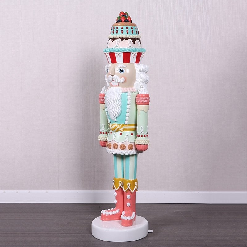 Notenkraker Candy Cake Hoogte 122 cm - Nutcracker, Diversen, Kerst, Ophalen, HorecaBeelden, Nieuw, HorecaBeelden
