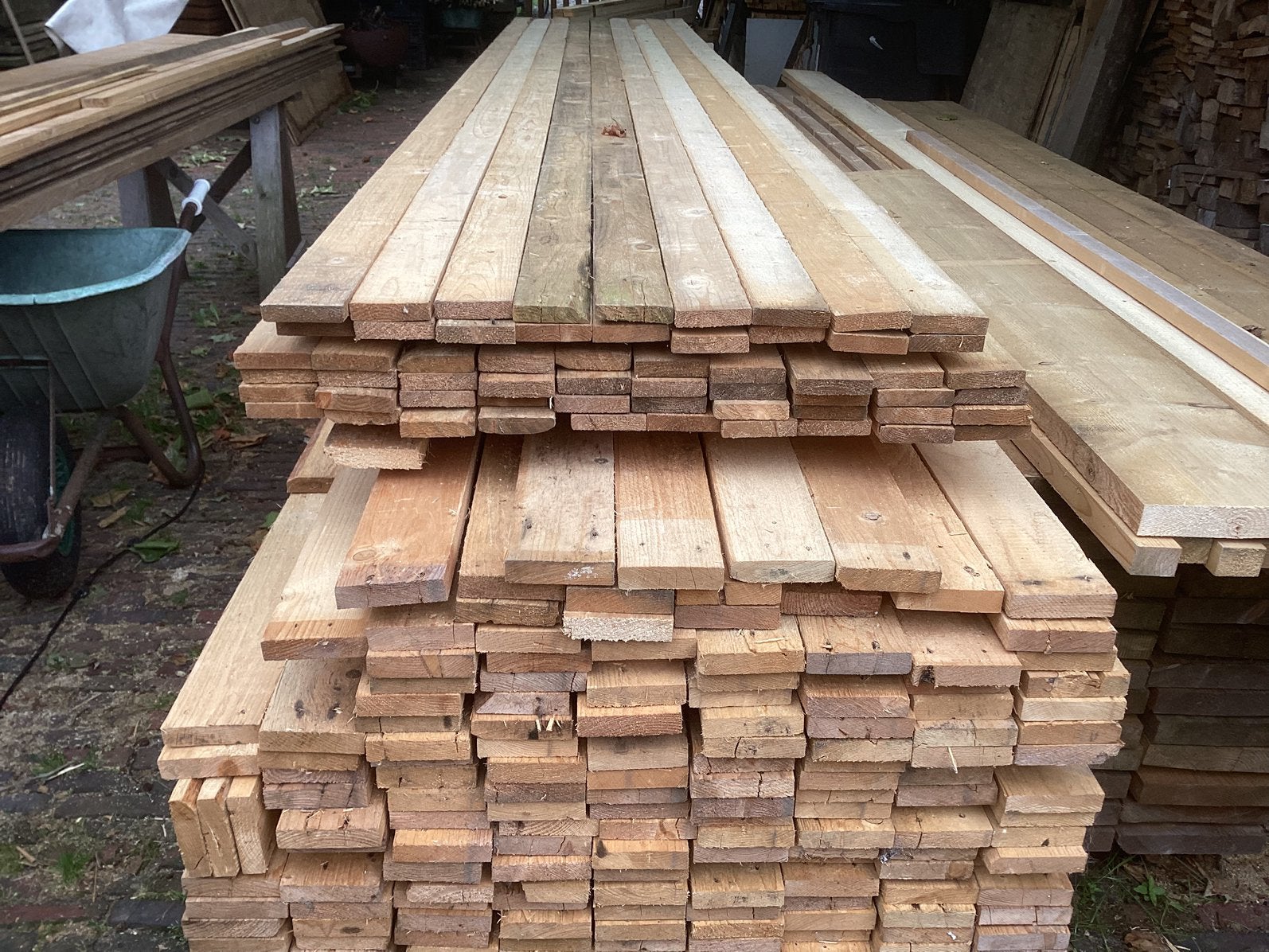 Panlatten en planken, Doe-het-zelf en Verbouw, Hout en Planken, 25 tot 50 mm, Overige typen, Nieuw, Ophalen of Verzenden