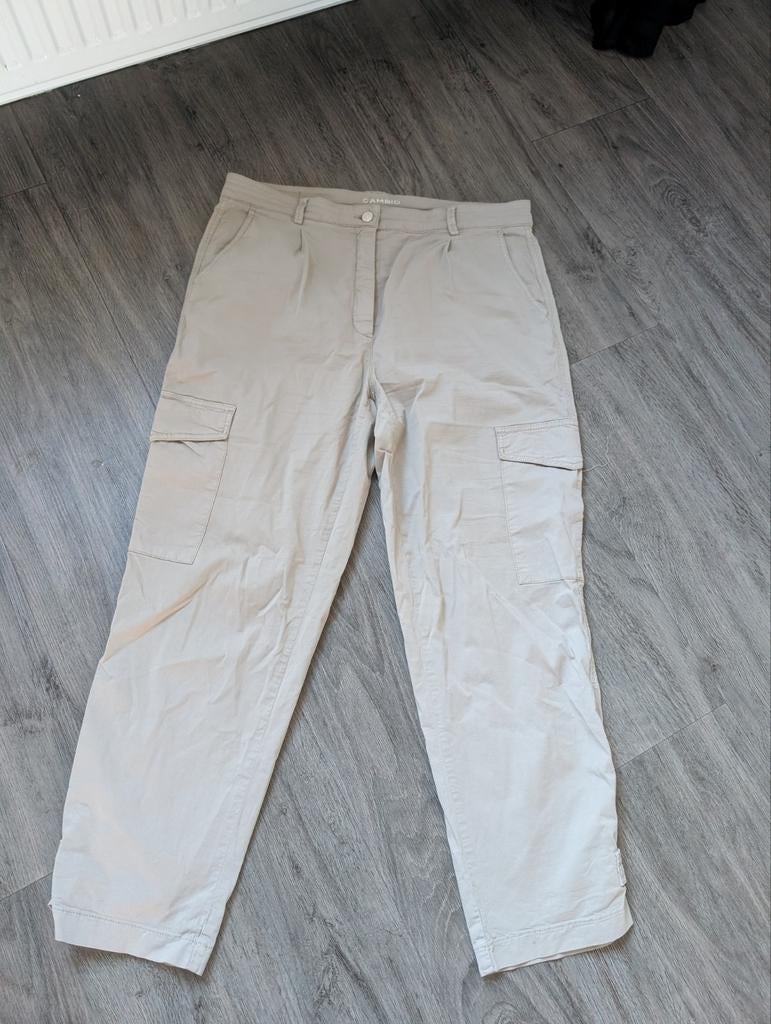 Cambio cargo broek, Kleding | Dames, Broeken en Pantalons, Cambio, Beige, Maat 42/44 (L), Ophalen of Verzenden