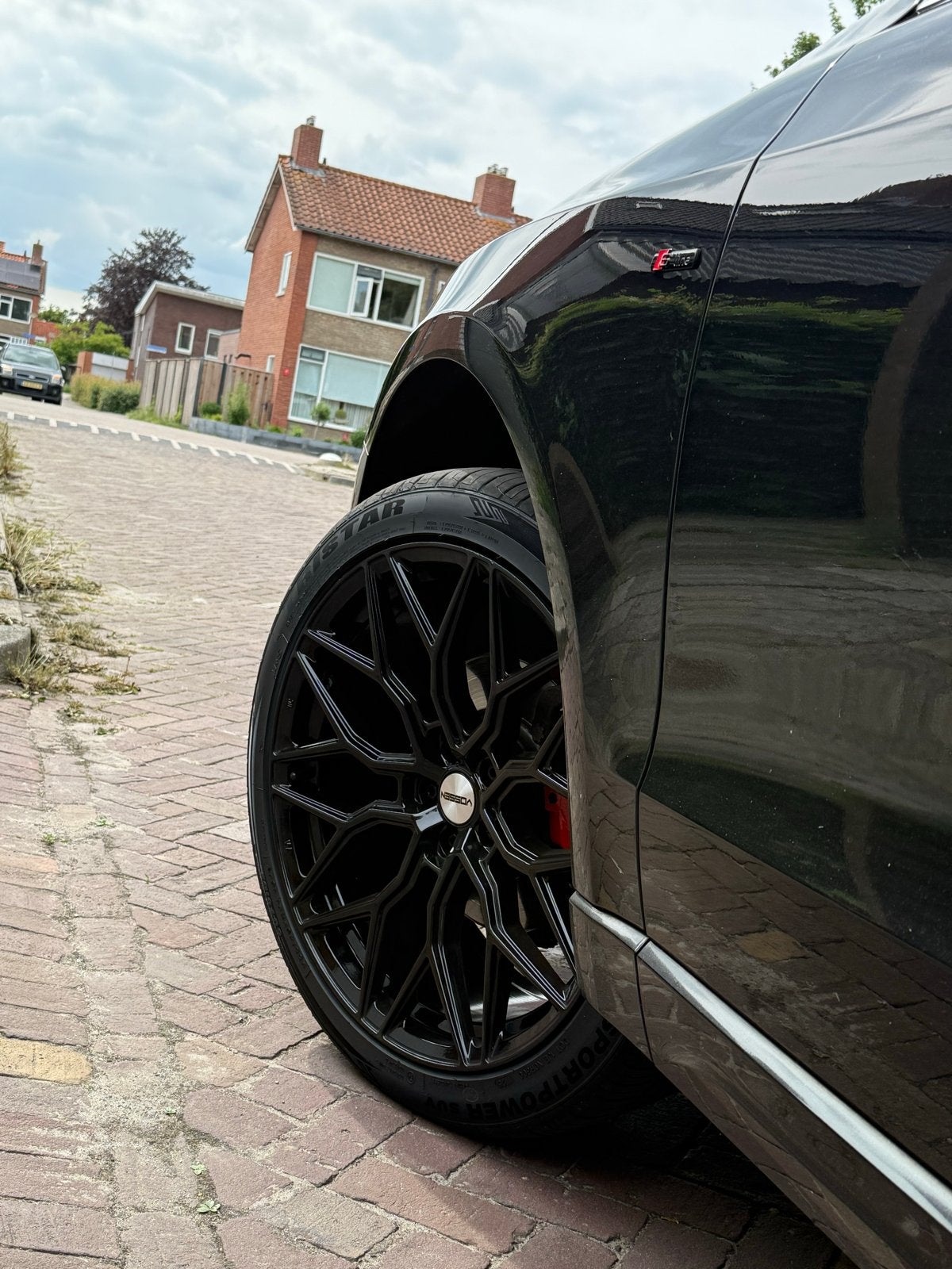 21 inch velgen met bijna nieuwe banden 5x112, Ophalen of Verzenden, Gebruikt