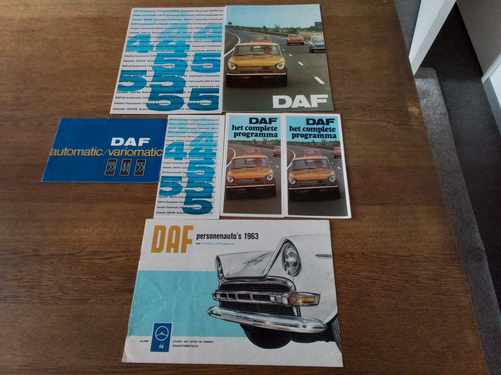Verzamelfolders DAF 1963, Ophalen of Verzenden, Gelezen, Overige merken