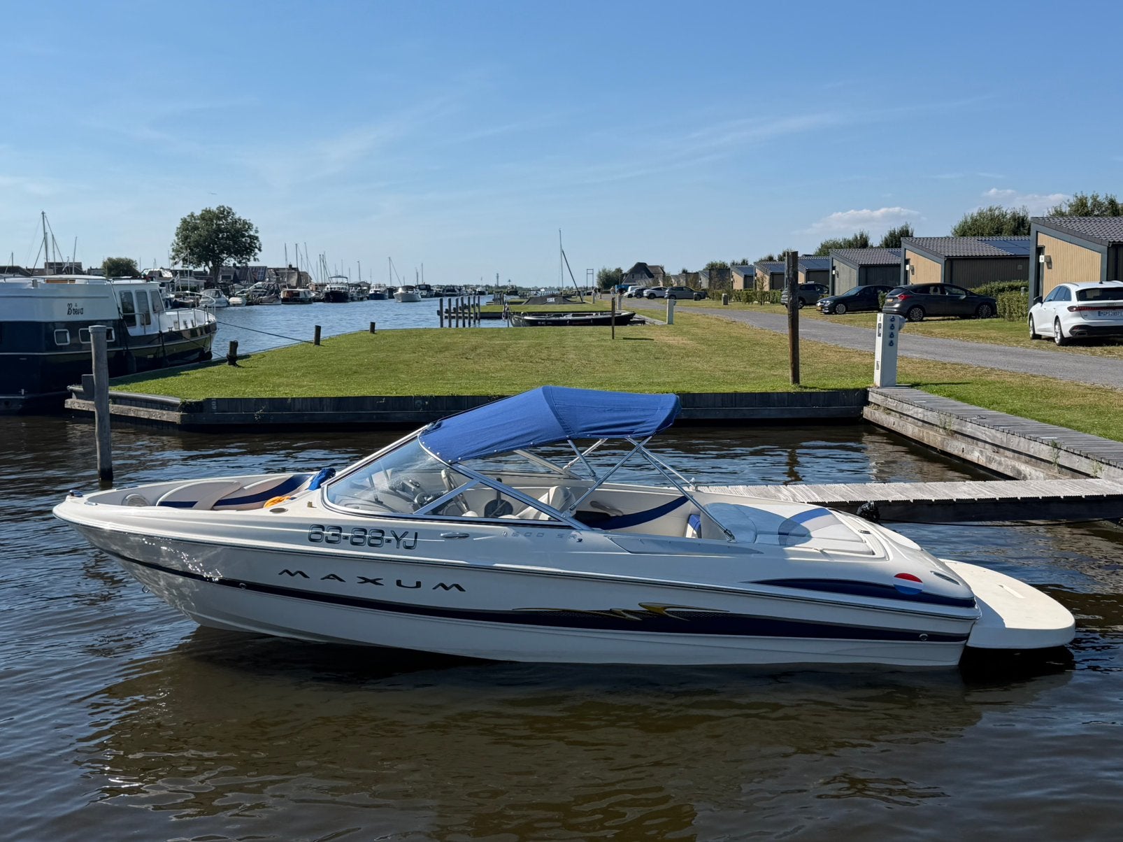Maxum 1800 SR3 perfecte staat, 300 vaaruren, incl. trailer., Ophalen, Overige merken, Binnenboordmotor, 85 cm