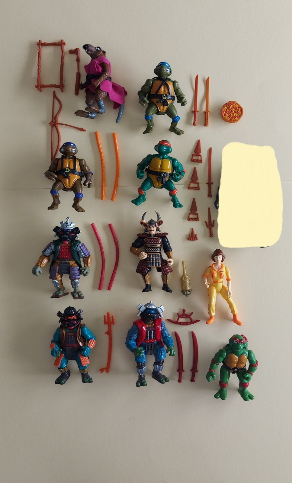 Ninja turtles vintage speelgoed, Ophalen of Verzenden, Gebruikt