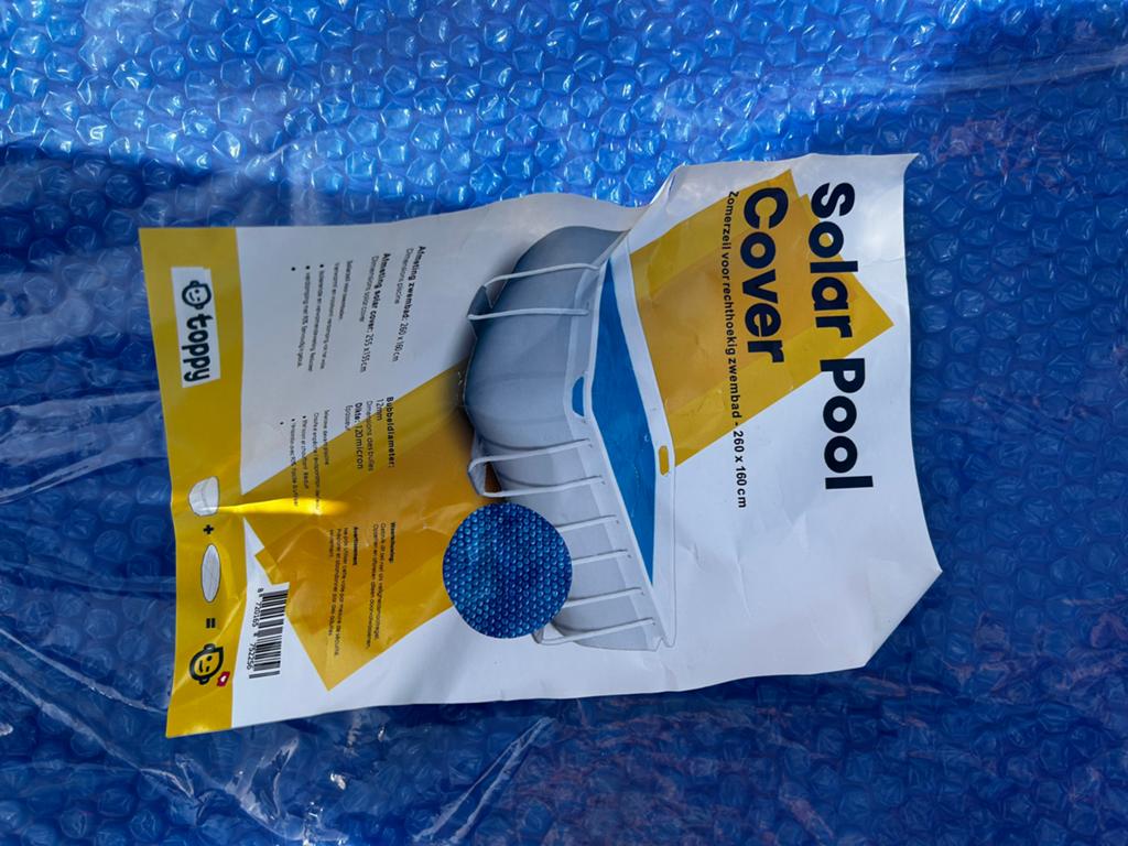 Toppy Solar Pool Cover 260x160 cm - Nieuw, Tuin en Terras, Ophalen, Nieuw, Afdekzeil