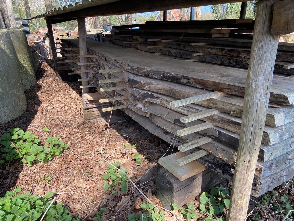 Droge Beuken schaaldelen, Doe-het-zelf en Verbouw, Hout en Planken, Ophalen, Zo goed als nieuw, Plank, Beuken