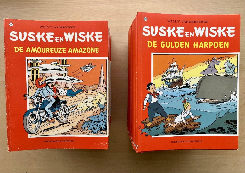 Partij Suske en Wiske stripboeken, Meerdere stripboeken, Ophalen, Gelezen, Willy Vandersteen
