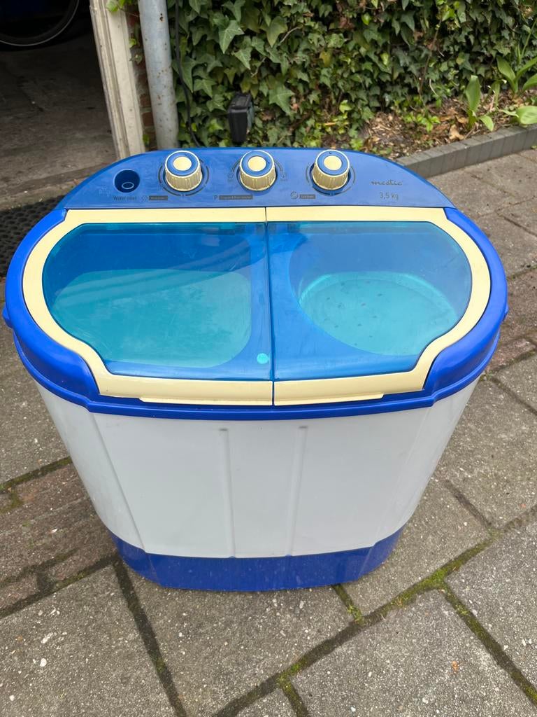 Mestic Wasmachine 3,5 kg - Compact en Handig, Ophalen, Minder dan 85 cm, Minder dan 4 kg, Bovenlader