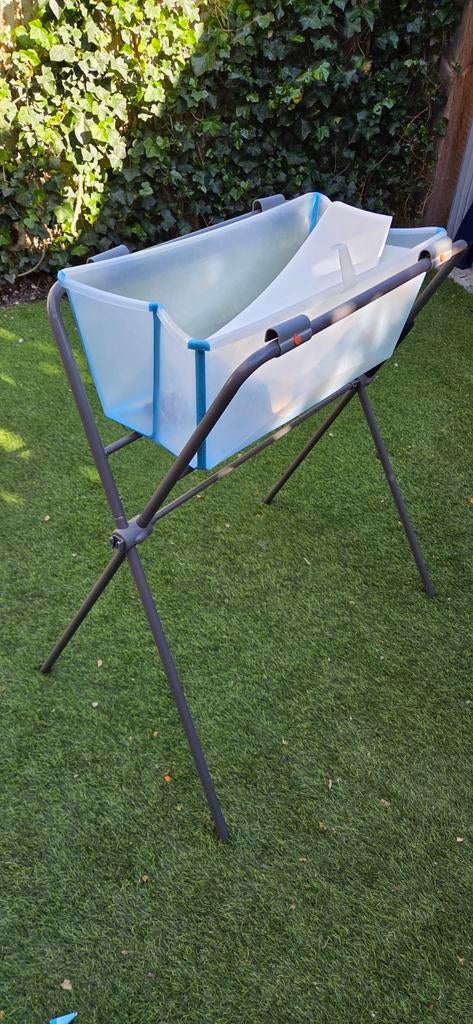 Stokke flexi bath newborn + bad standaard, Kinderen en Baby's, Badjes en Verzorging, Gebruikt, Badje, Standaard, Ophalen