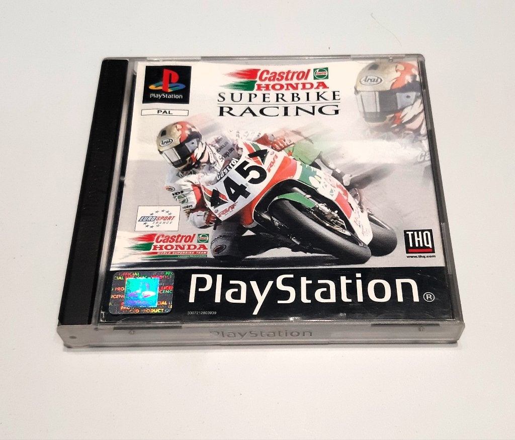 Castrol Honda Superbike Racing PlayStation 1 Ps1, Gebruikt, Verzenden, Racen en Vliegen, 2 spelers