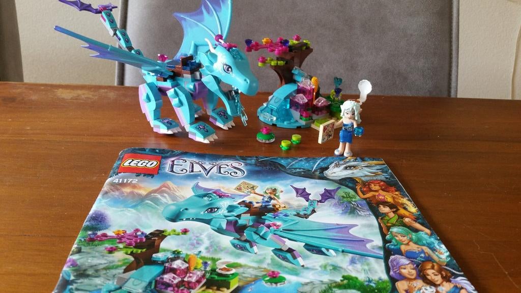 Lego Elves het waterdraak avontuur 41172 compleet., Ophalen of Verzenden, Zo goed als nieuw