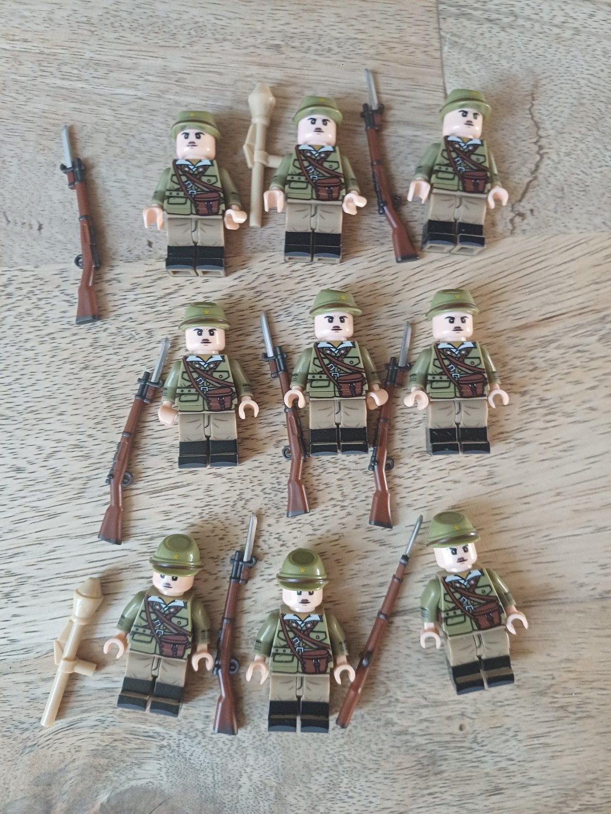 lego compatibel japanse soldaten, Lego Primo, Overige thema's, Ophalen of Verzenden, Zo goed als nieuw
