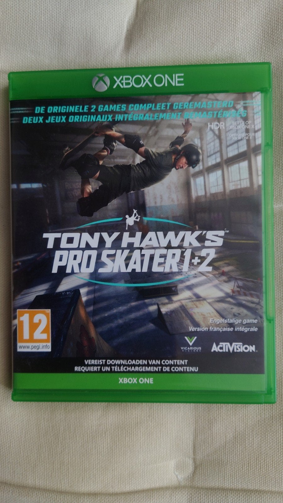 Tony Hawk's Pro Skater 1+2 Xbox One, Ophalen of Verzenden, Zo goed als nieuw, 500 GB, Met 1 controller