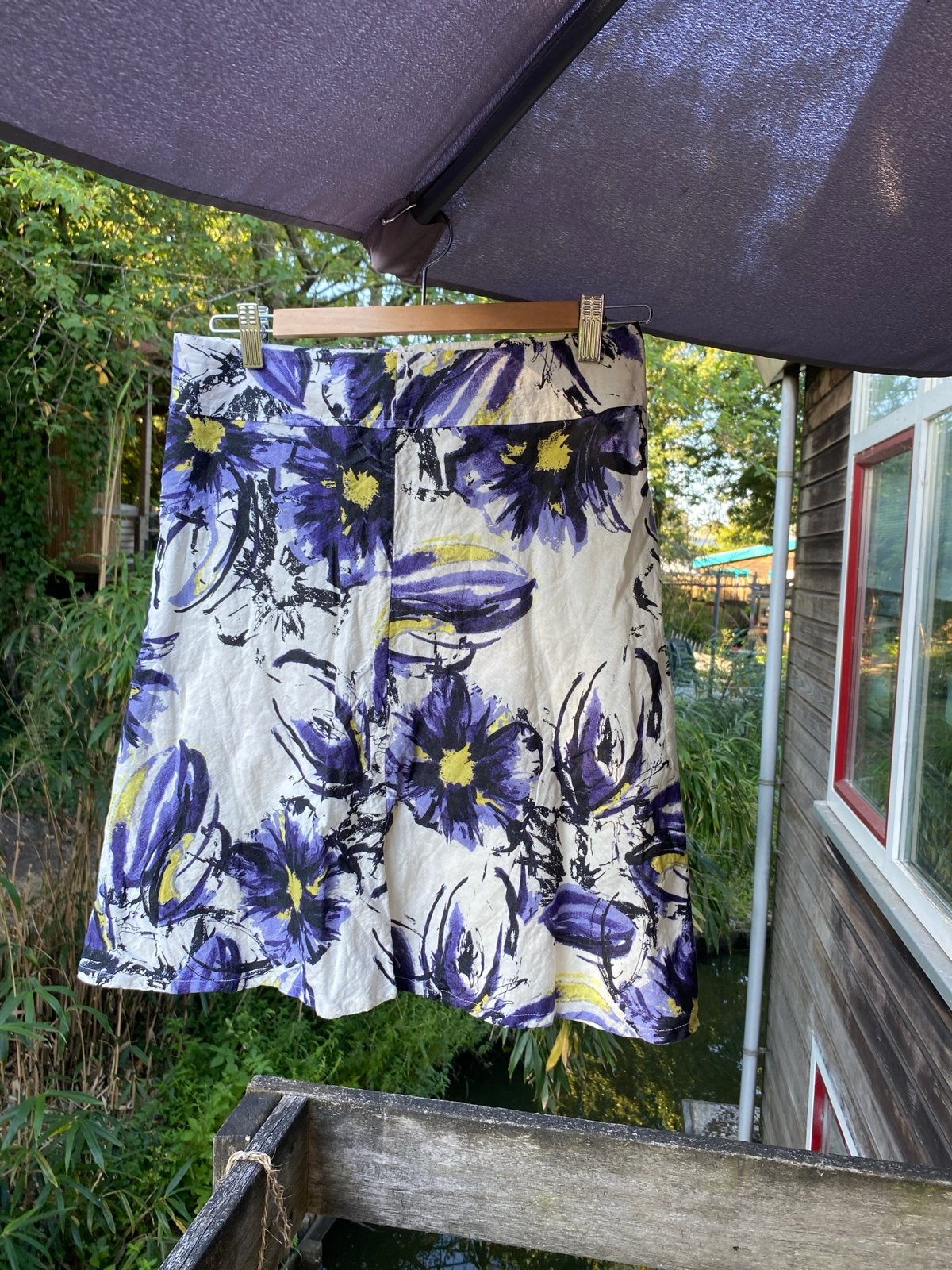 Julien Le Roy Linnen Rok met Bloemenprint - Maat 36 (S), Meerkleurig, Ophalen of Verzenden, Zo goed als nieuw, Maat 36 (S)