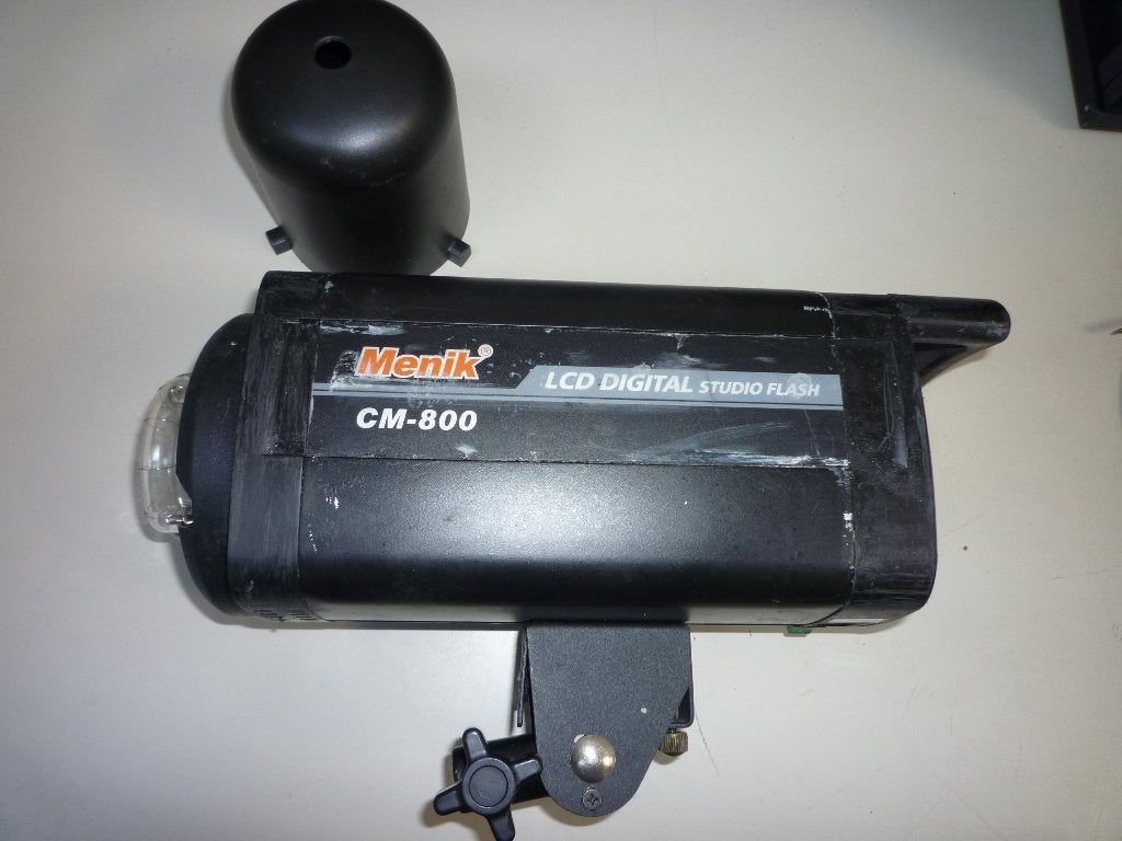 menik cm 800 flitser, Lamp of Flitsset, Gebruikt, Dimbaar, Ophalen of Verzenden