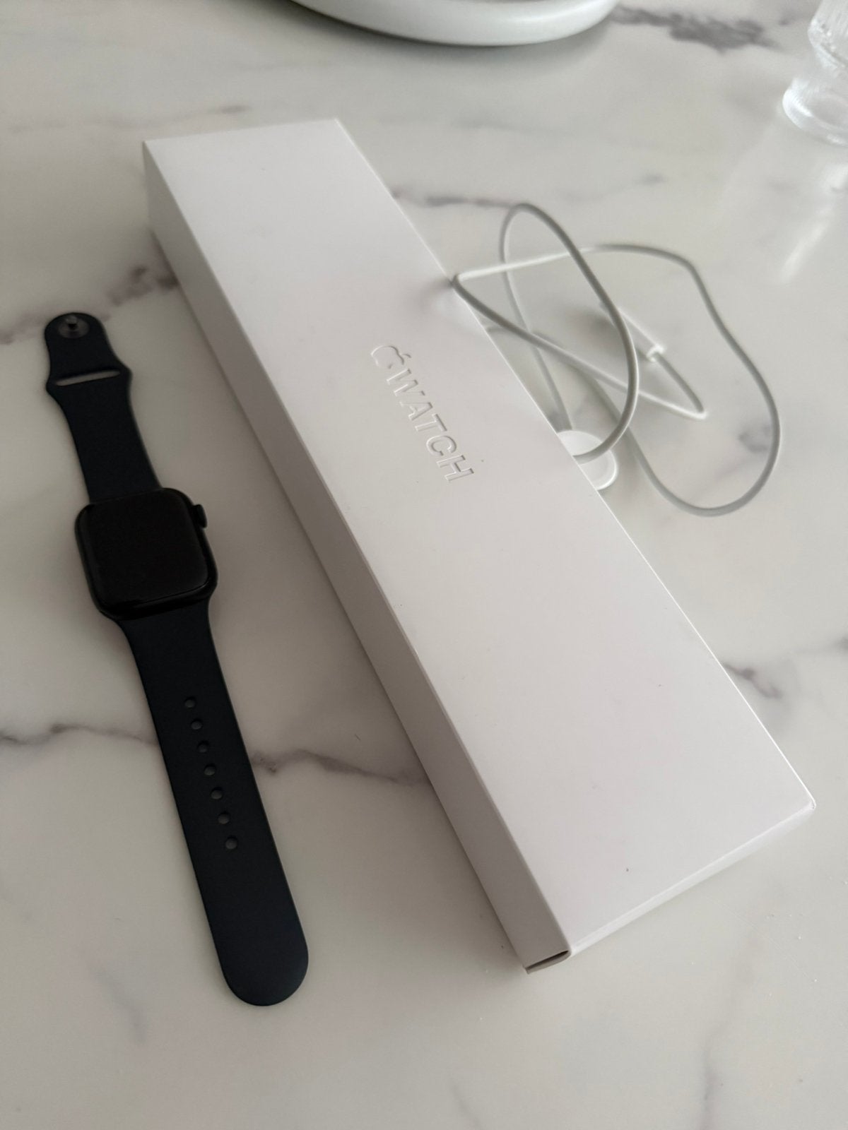 Apple watch 8 series 41mm, Ophalen, Zo goed als nieuw, Zwart, IOS