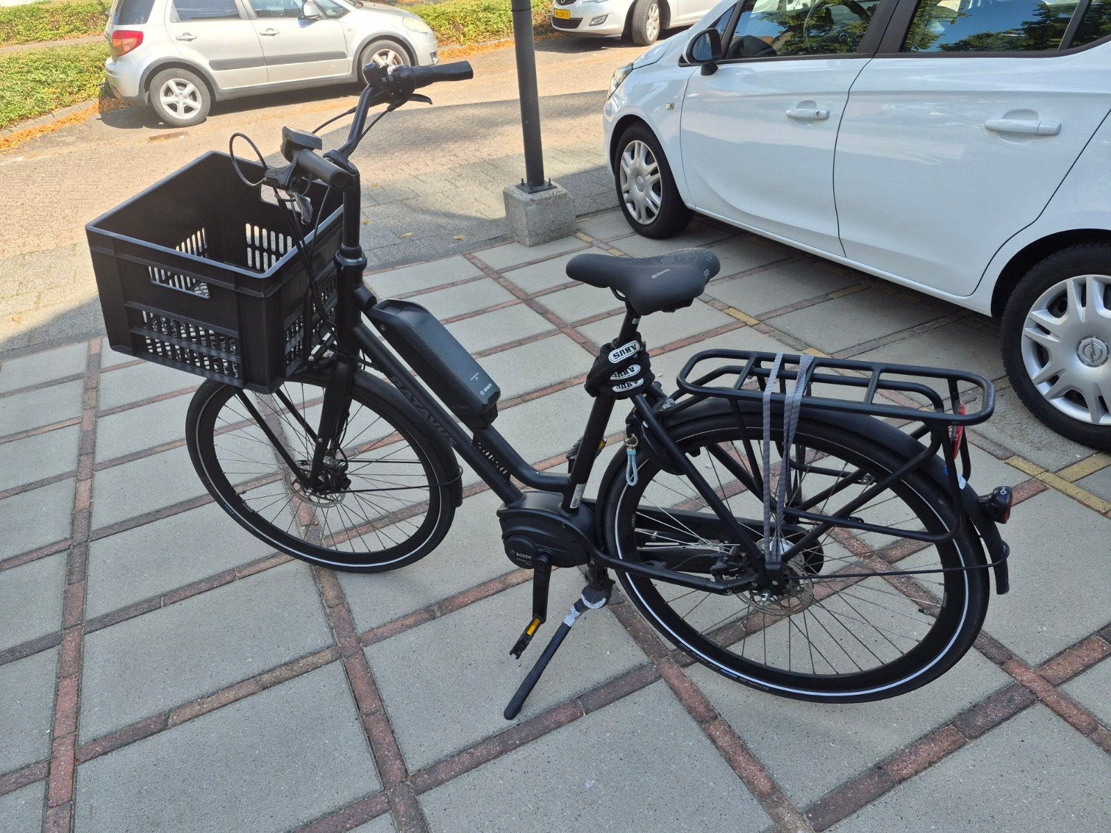 elektrische transport fiets batavus quip, Ophalen, Gebruikt, Batavus, 50 km per accu of meer