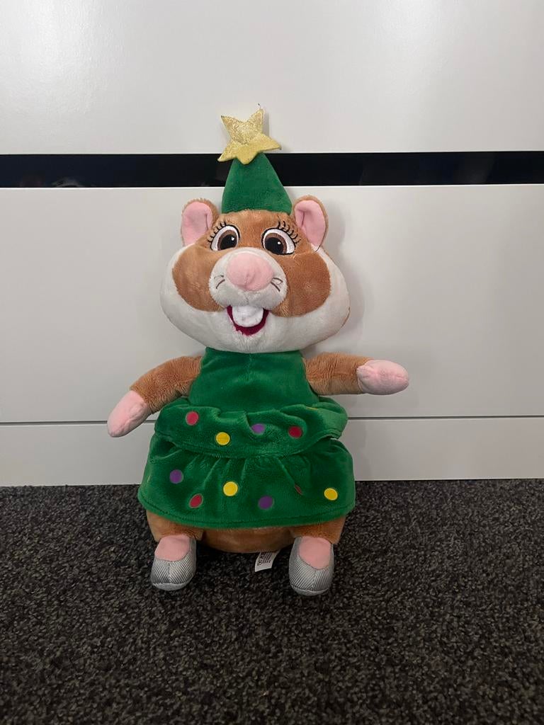 Albert Heijn Kerst Hamster Knuffel, Hamster, Ophalen of Verzenden, Zo goed als nieuw, Middelgroot (20 tot 80 cm)