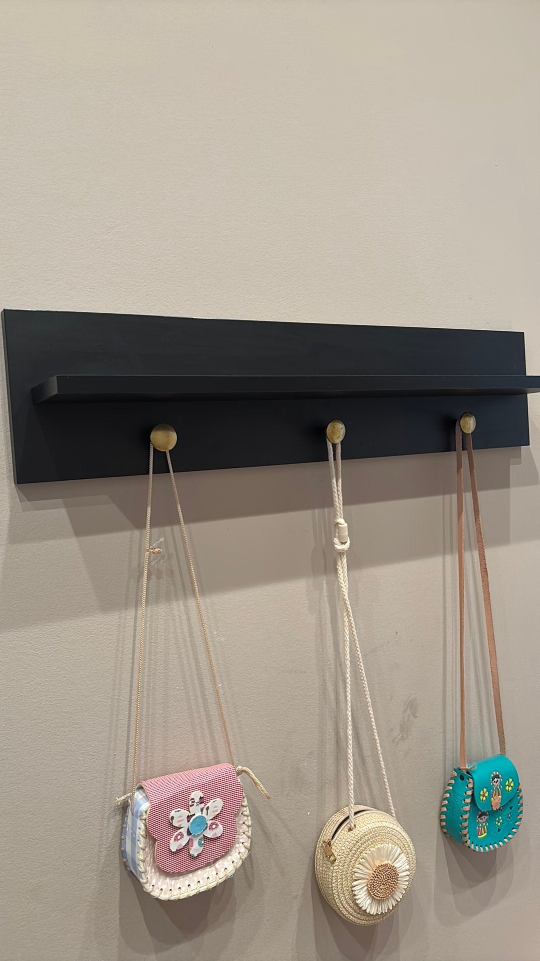 Bopita wandplank / commode plankje zwart goud, Ophalen of Verzenden, Zo goed als nieuw