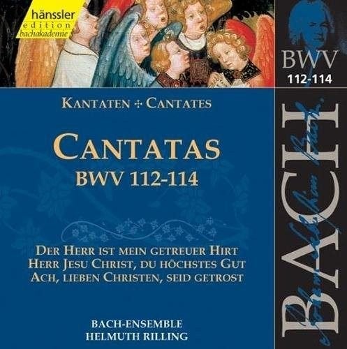 Bach Cantatas 112-114 Bach Ensemble Rilling Hanssler Nieuw, Ophalen of Verzenden, Classicisme, Zo goed als nieuw, Kamermuziek