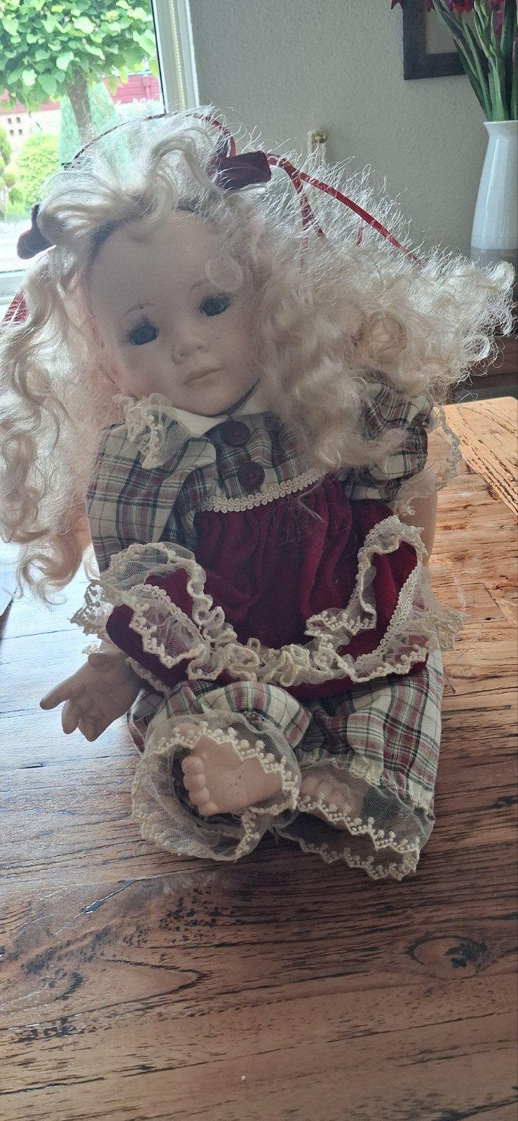Set van 2 Vintage Porseleinen Poppen - Jongen en Meisje, Verzamelen, Poppen, Gebruikt, Pop, Verzenden