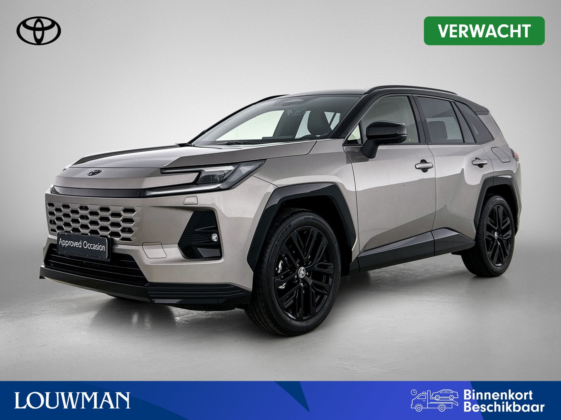 Toyota RAV4 2.5 Plug-in Hybrid AWD 300 Executive | Nieuw mod, Automaat, Gebruikt, Zwart, 4 cilinders