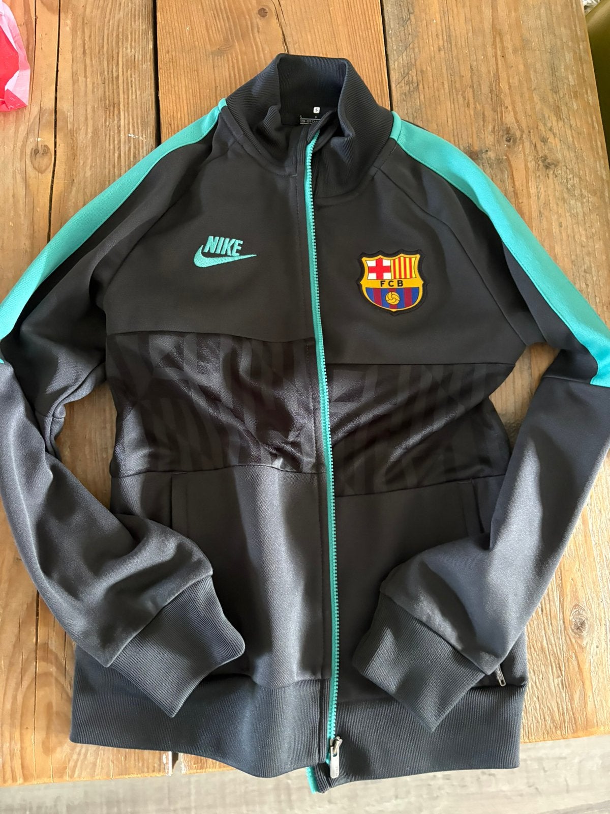 Nike Traningsjack maat S - Barcelona, Blauw, Ophalen of Verzenden, Zo goed als nieuw, Voetbal