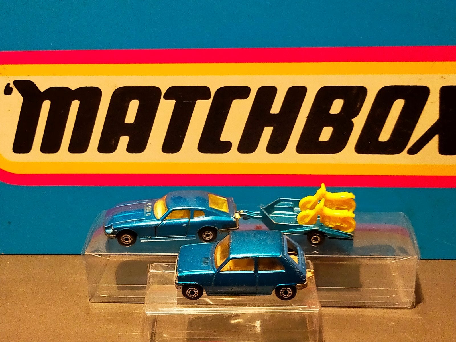 Lesney Matchbox TwoPack 21 Motorcycle set, Ophalen of Verzenden, Zo goed als nieuw, Auto, Matchbox