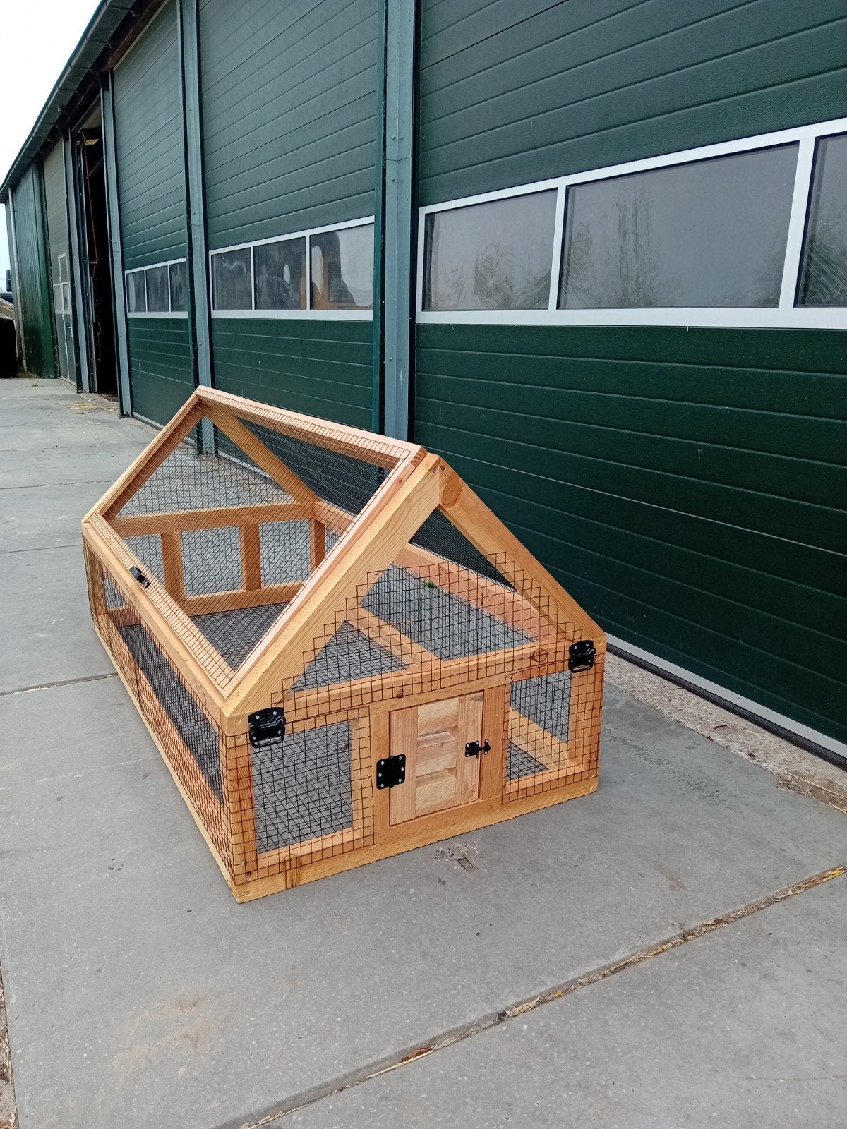 Mooie houten douglas uitloop/ren, degelijke en netjes!, 110 cm of meer, Ophalen of Verzenden, 90 cm of meer, Ren