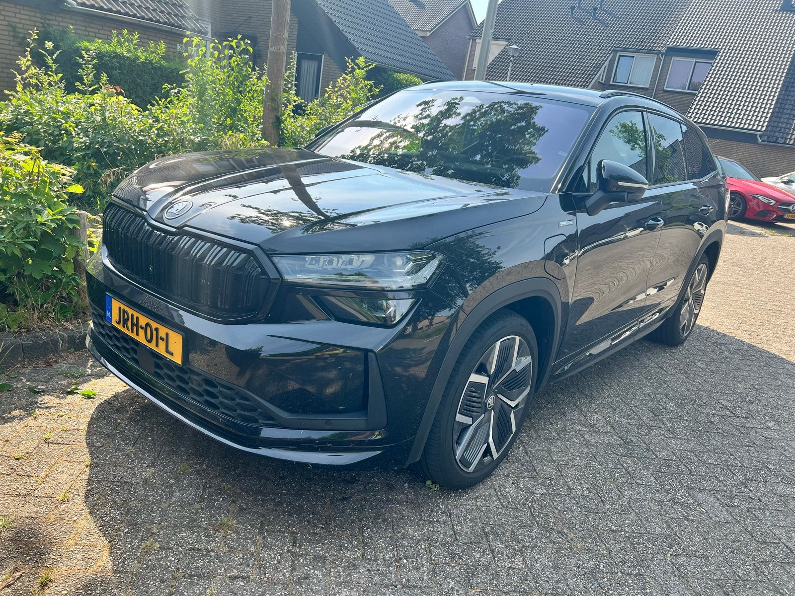 Skoda Kodiaq 1.5 TSI Phev 204pk Sportline, 360, Hud, VOL, Auto's, Skoda, 4 cilinders, Plug-in hybride, 1813 kg, SUV of Terreinwagen