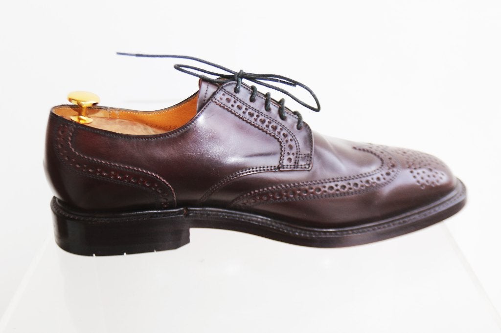 Eigenlijk nieuwe Van Bommel Cordovan maat 9.5 G = 43.5, Kleding | Heren, Bruin, Ophalen of Verzenden, Zo goed als nieuw, Van Bommel Cordovan