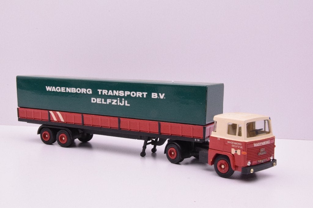 Scania 110 super  '' Wagenborg ''  Tekno code 3 '', Hobby en Vrije tijd, Modelauto's | 1:50, Ophalen of Verzenden, Gebruikt, Bus of Vrachtwagen