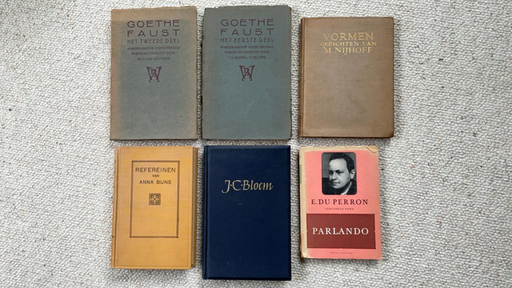 Diverse oude boeken: dichtbundels, Boeken, Ophalen of Verzenden, Gelezen, Meerdere auteurs