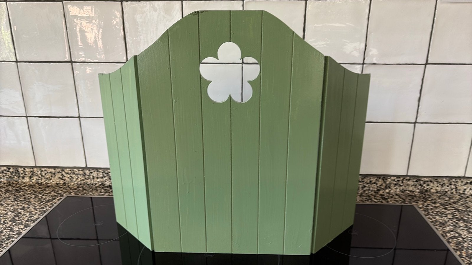RAAMSCHERM groen hoogte 40 breedte 55 cm, Ophalen of Verzenden