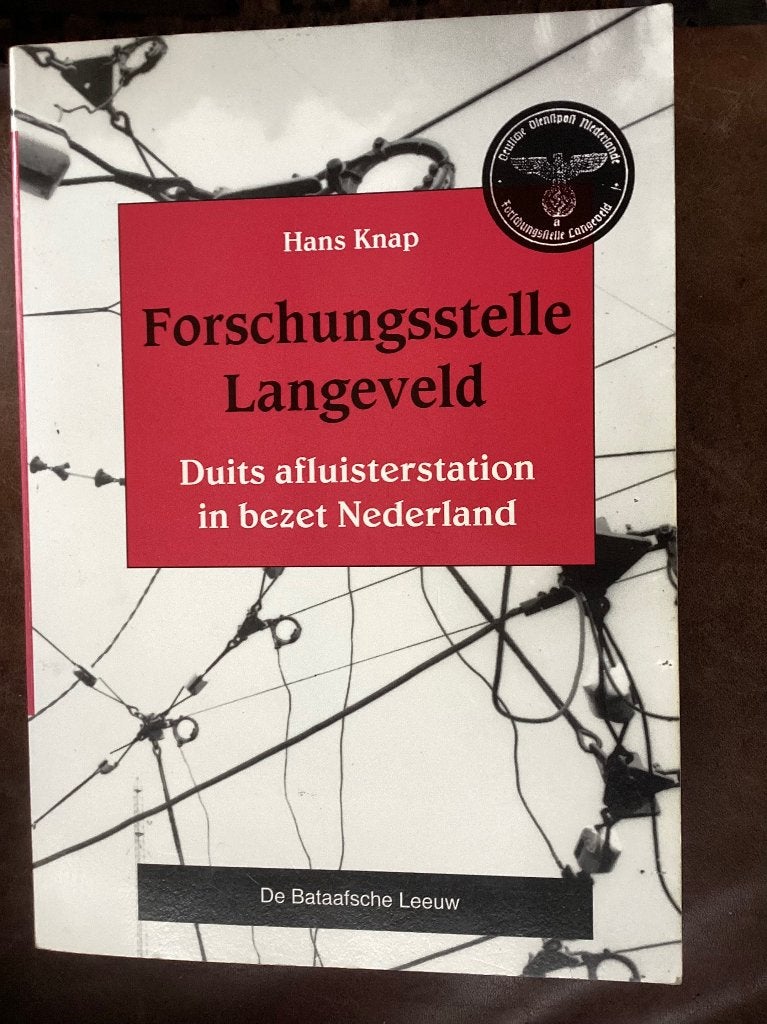 Forschungsstelle Langeveld Hans Knap, Tweede Wereldoorlog, Ophalen of Verzenden, Zo goed als nieuw, Landmacht
