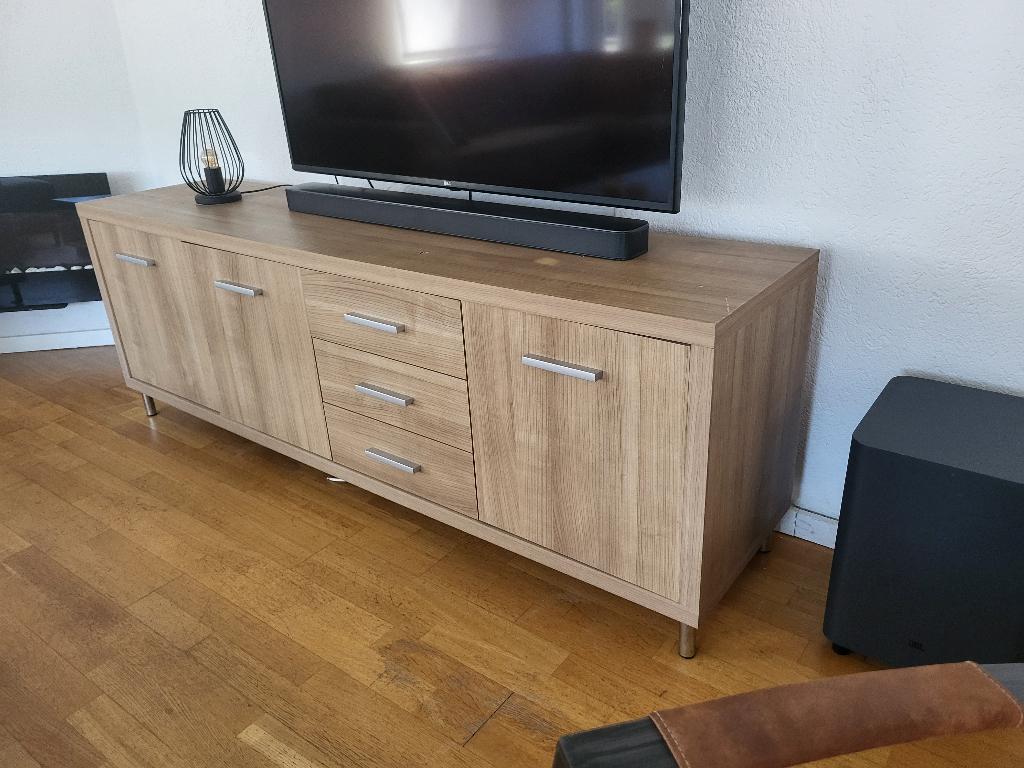 TV kast, Ophalen, Gebruikt, 100 tot 150 cm, Landelijk
