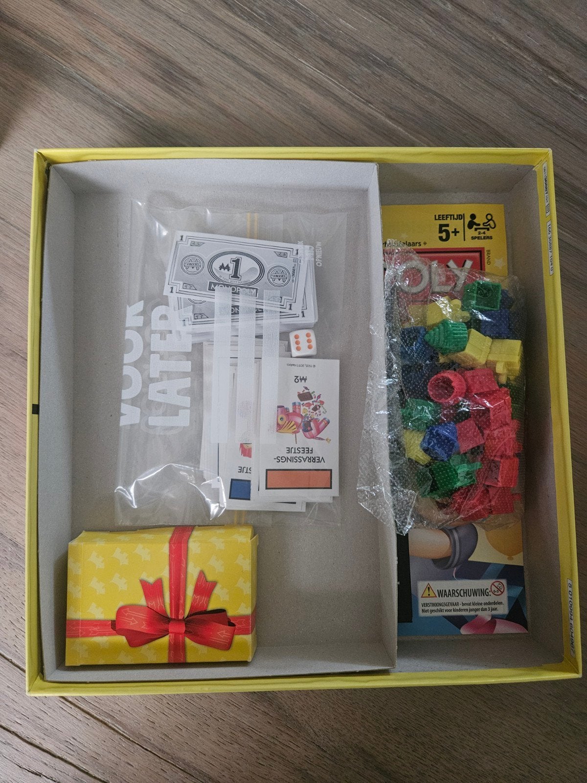 Monopoly Junior party, Ophalen