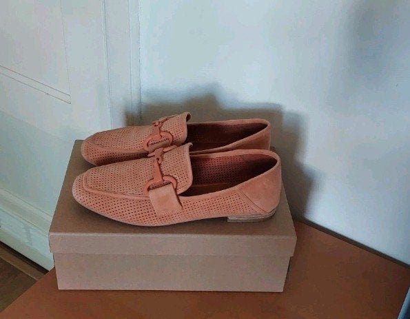 Bibi Lou Instappers - Perzik kleurige loafers maat 38, Kleding | Dames, Schoenen, Bibi lou, Instappers, Ophalen of Verzenden, Zo goed als nieuw