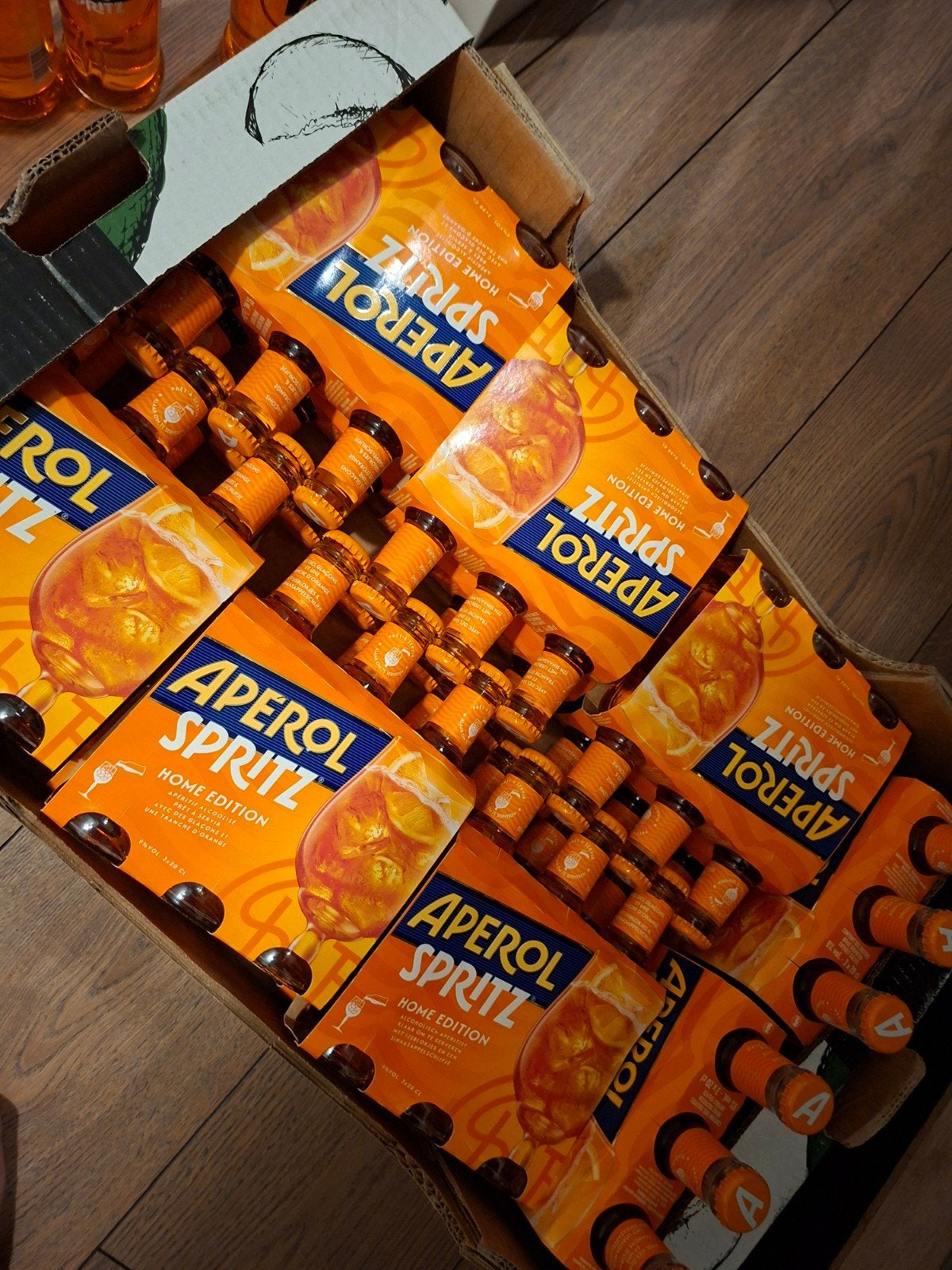 Aperol Spritz kant-en-klaar (25 flesjes van 20cl), Ophalen