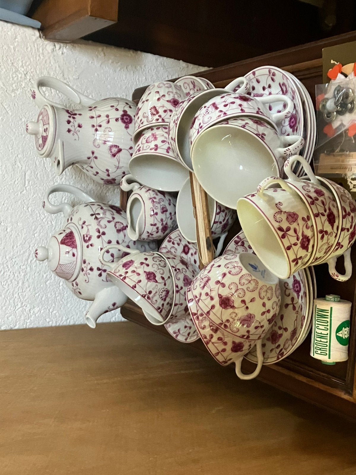 Koffie en rheeservies gemerkt, Ophalen of Verzenden
