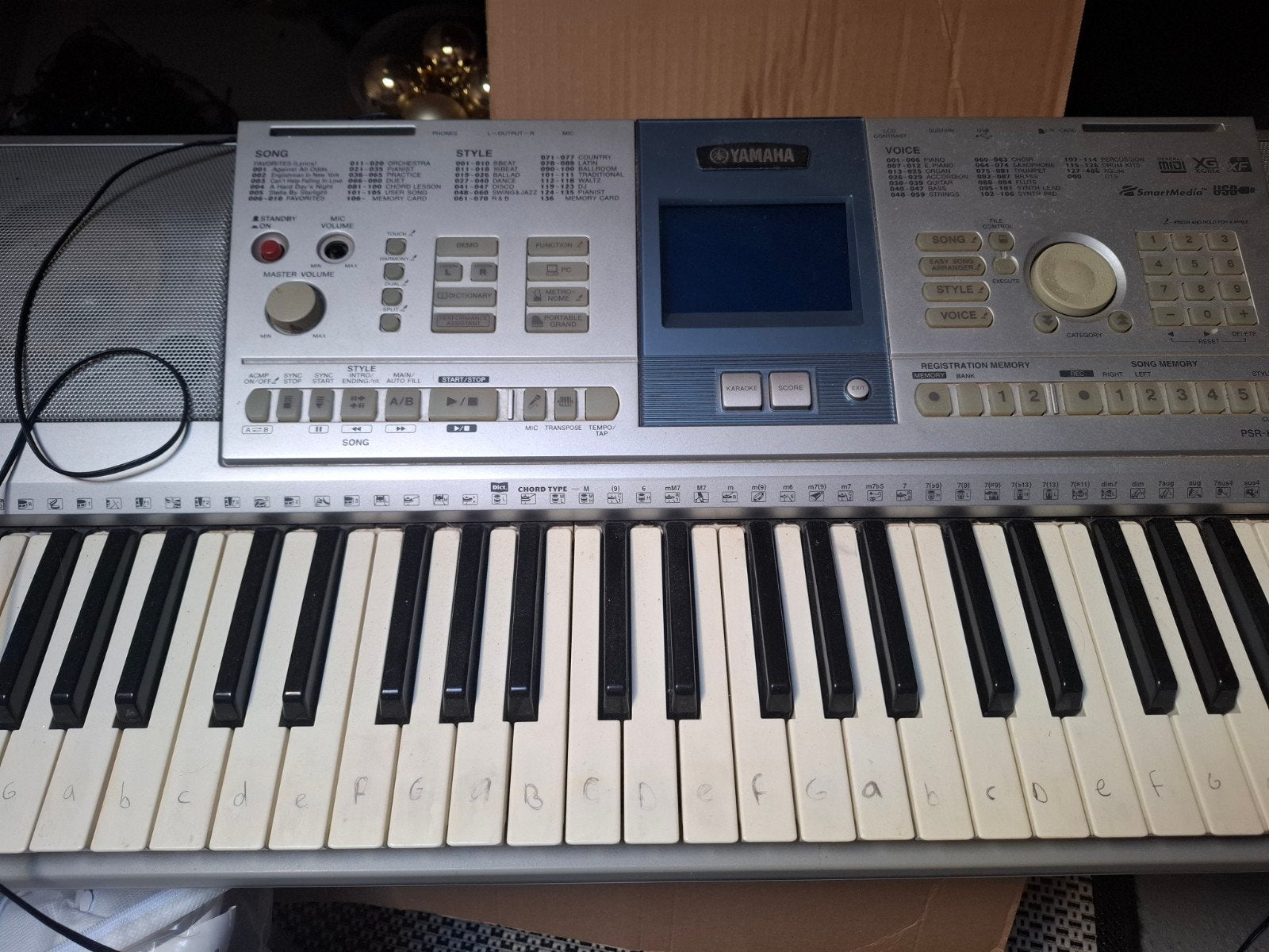 keyboard yamaha, Ophalen, 61 toetsen, Yamaha