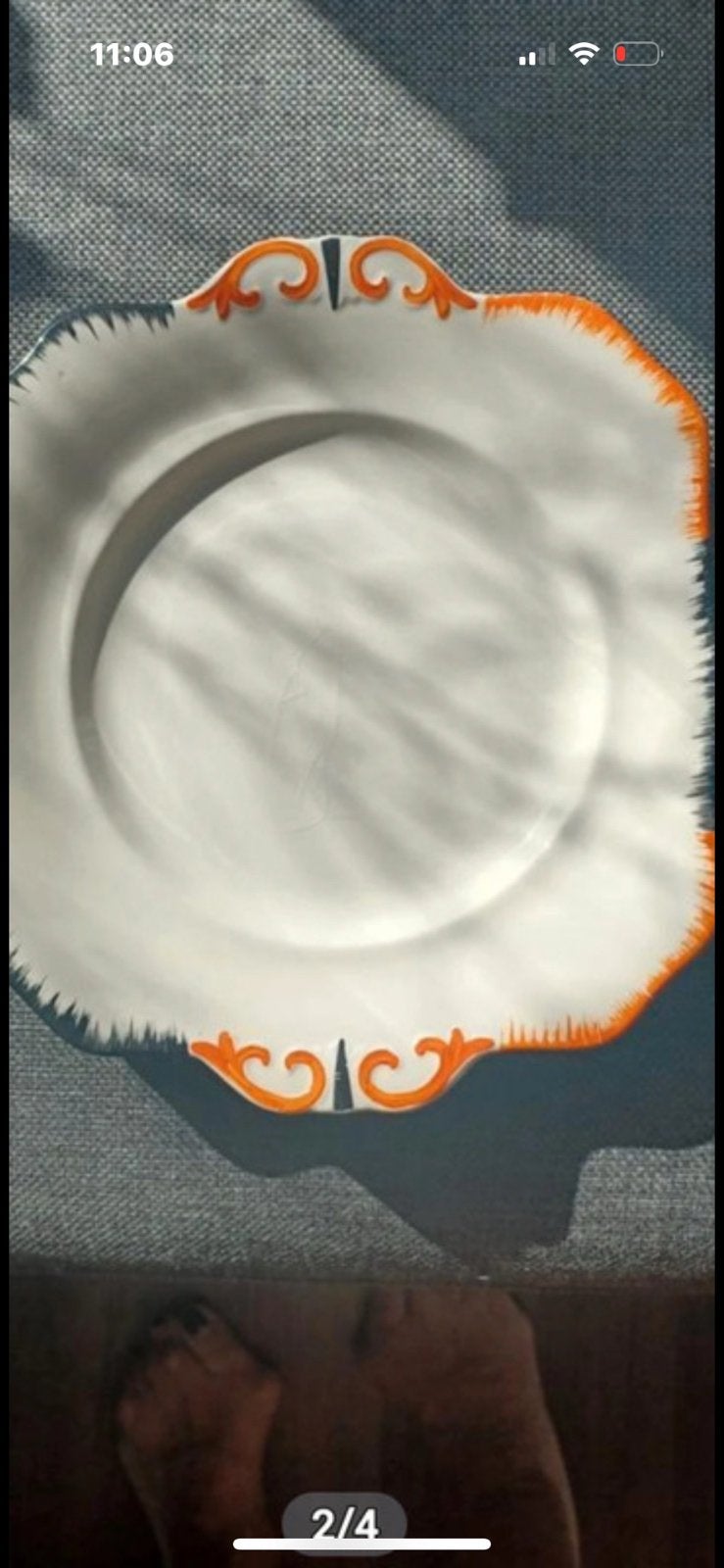 Solian Ware Soho Pottery Schaal - Oranje Decoratie, Ophalen of Verzenden