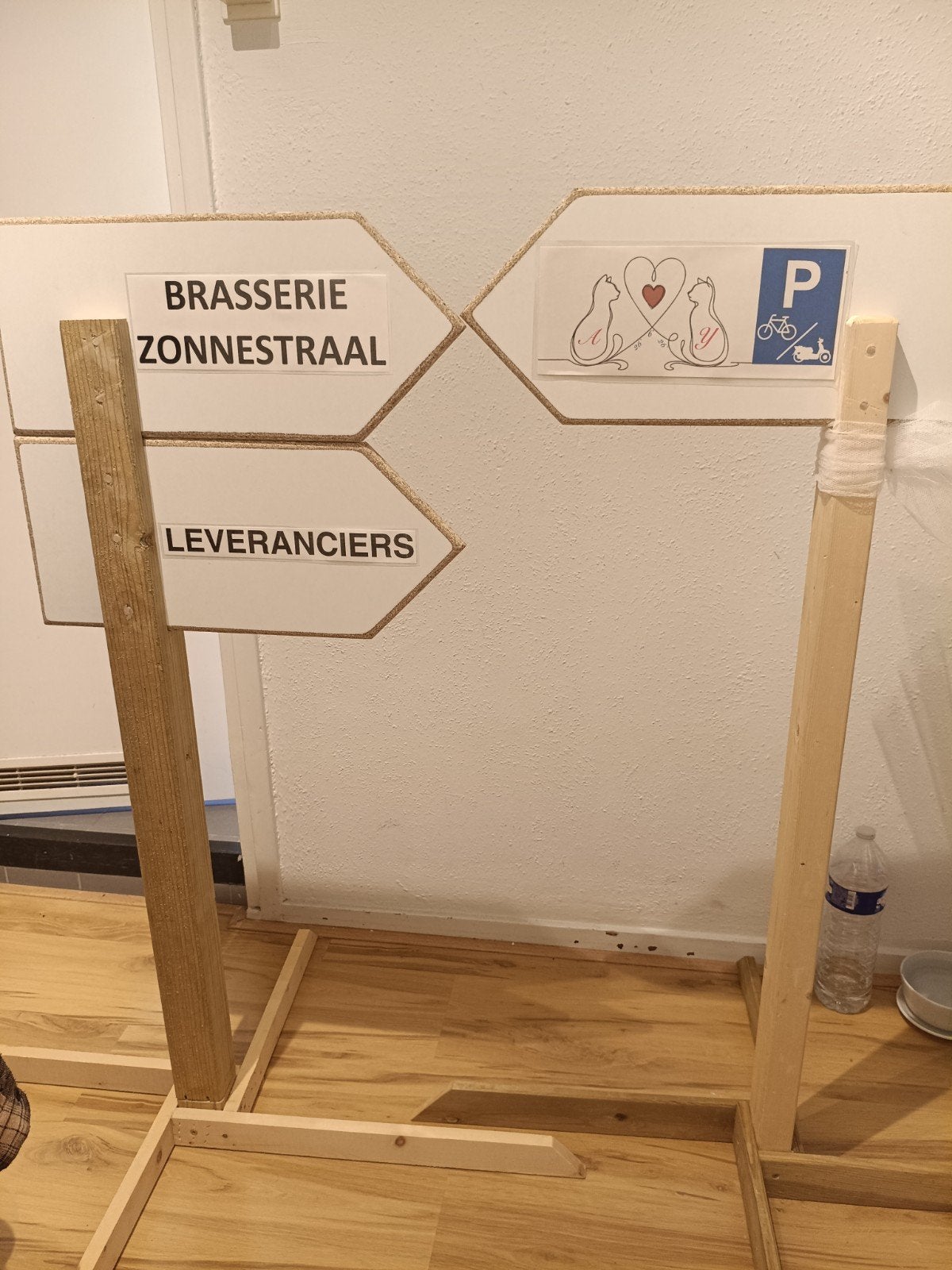 Wegwijzer borden, Ophalen, Nieuw, Versiering, Geboorte of Huwelijk