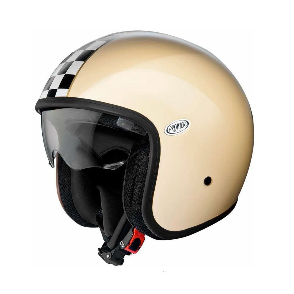 Premier Vintage Evo CK motorhelm SALE van 259,00, Jethelm, Kinderen, Ophalen of Verzenden, S