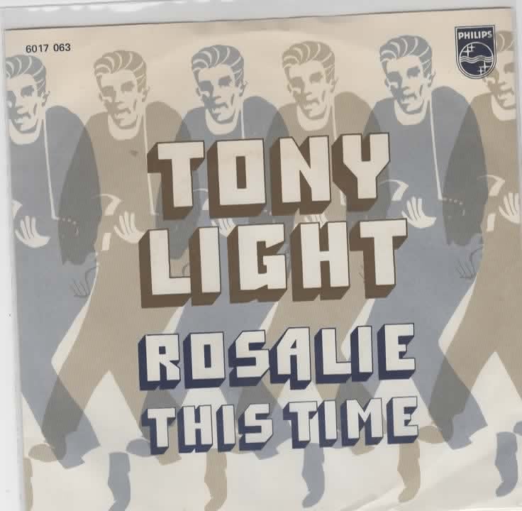 Nederpop: Tony Light- Rosalie, Gebruikt, Verzenden, 7 inch, Fotohoes