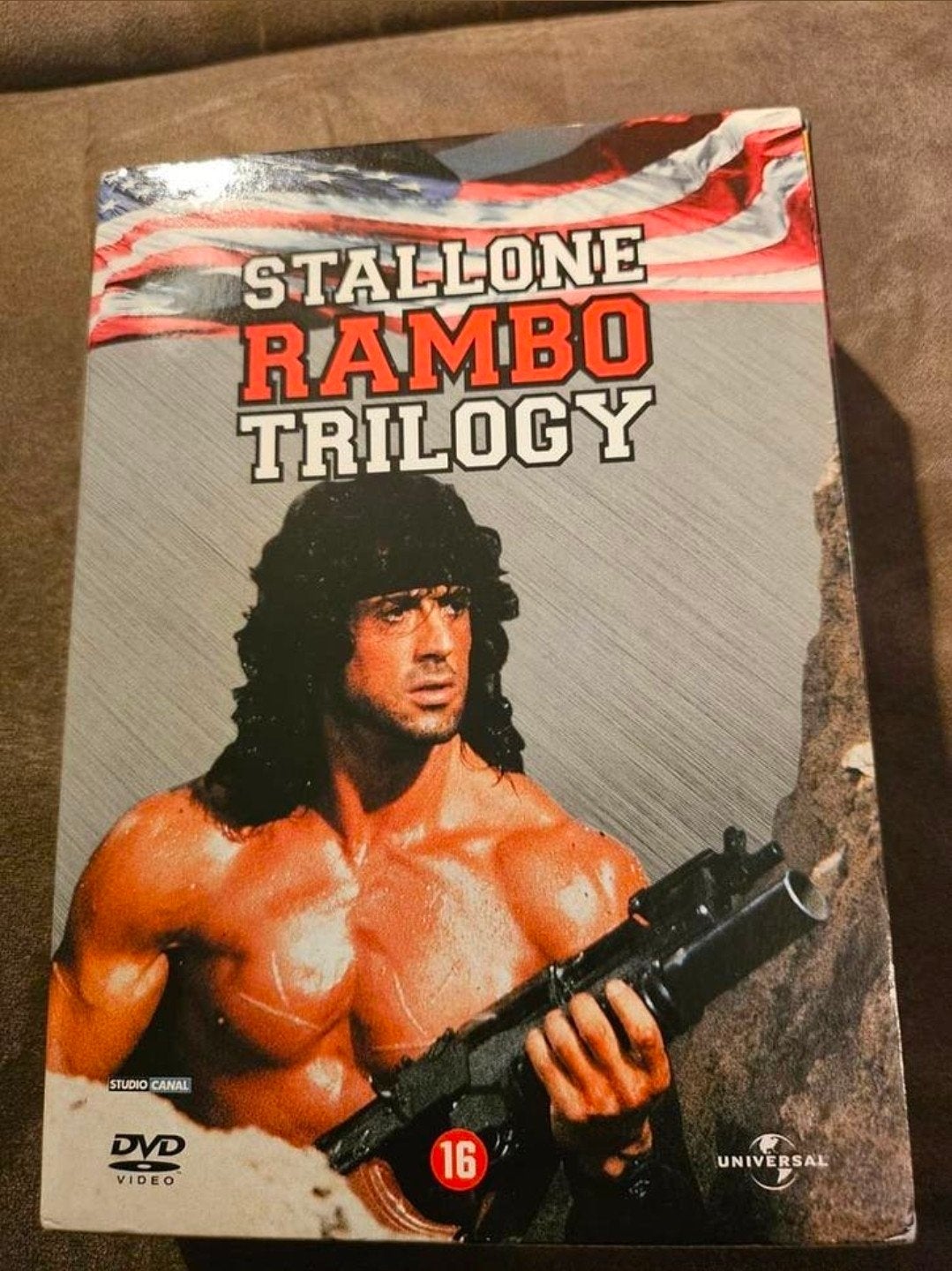 Rambo Trilogie DVD Boxset - Stallone Actiethriller, Vanaf 16 jaar, Ophalen of Verzenden, Gebruikt, Actiethriller