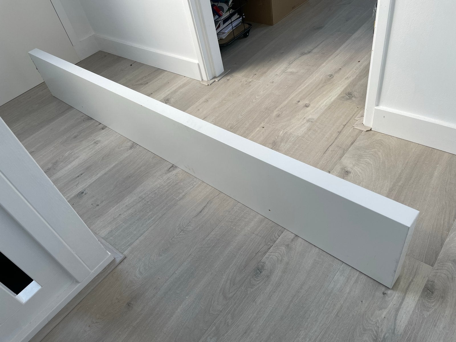IKEA LACK wandplank wit 190x26 cm, Ophalen, Hout, Gebruikt, Modern